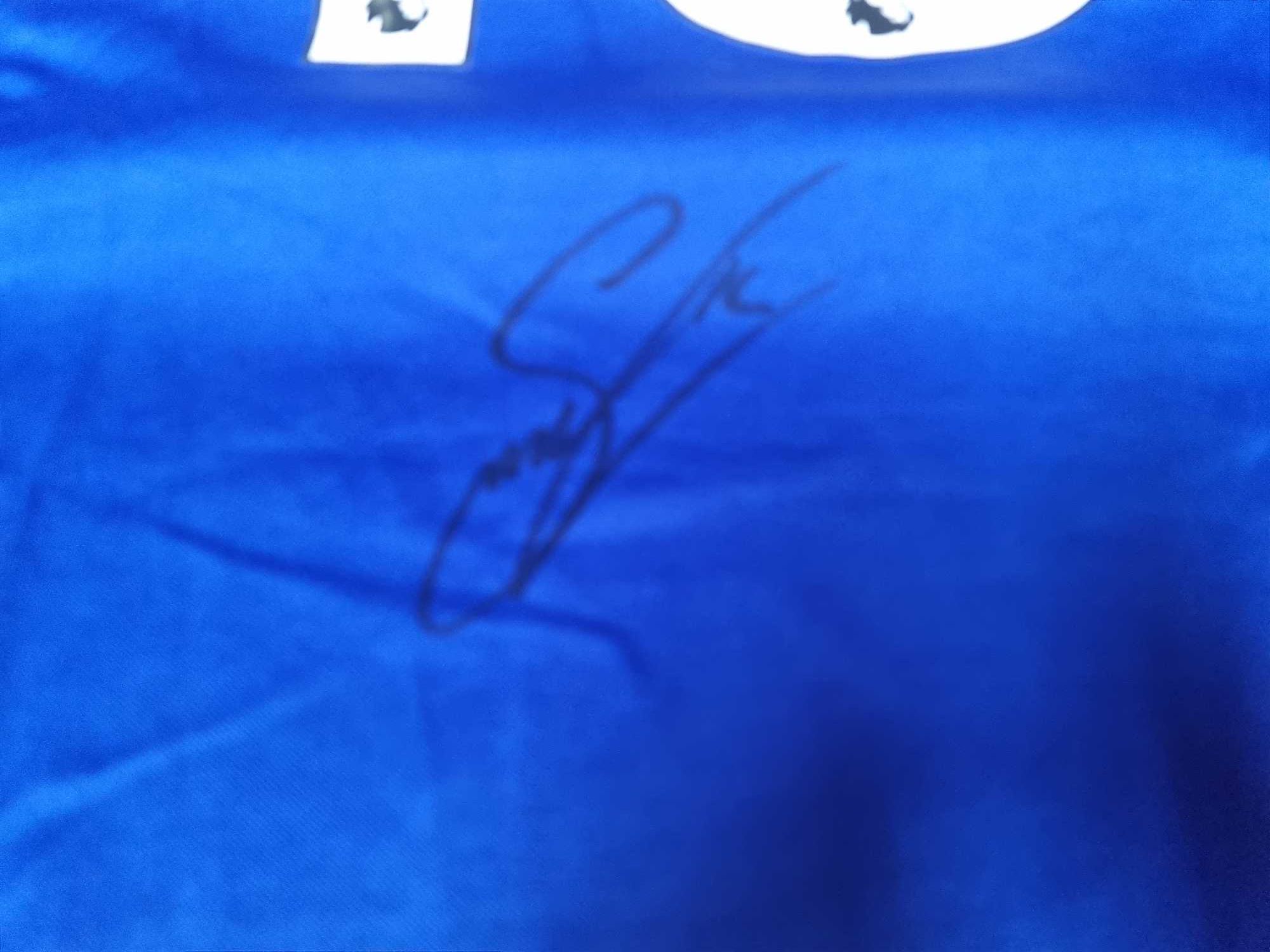 Camisola Everton Autografada