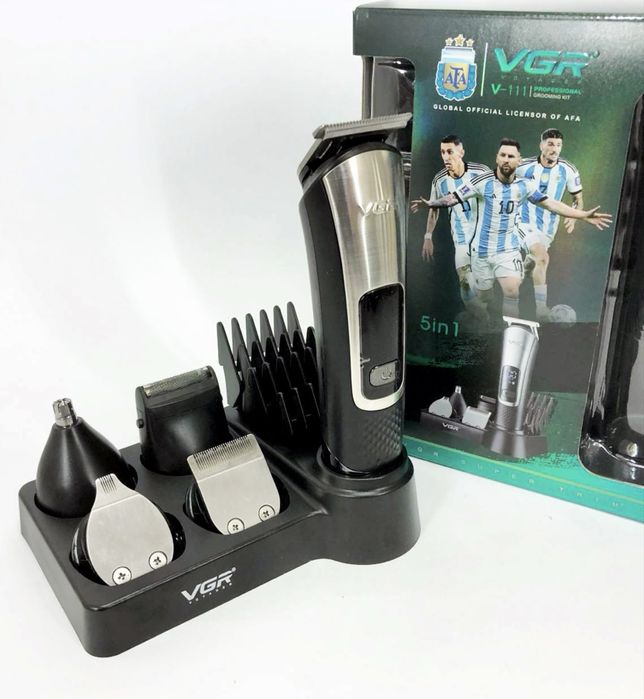 Машинка для стрижки, тример, триммер з насадками для волосся, волос