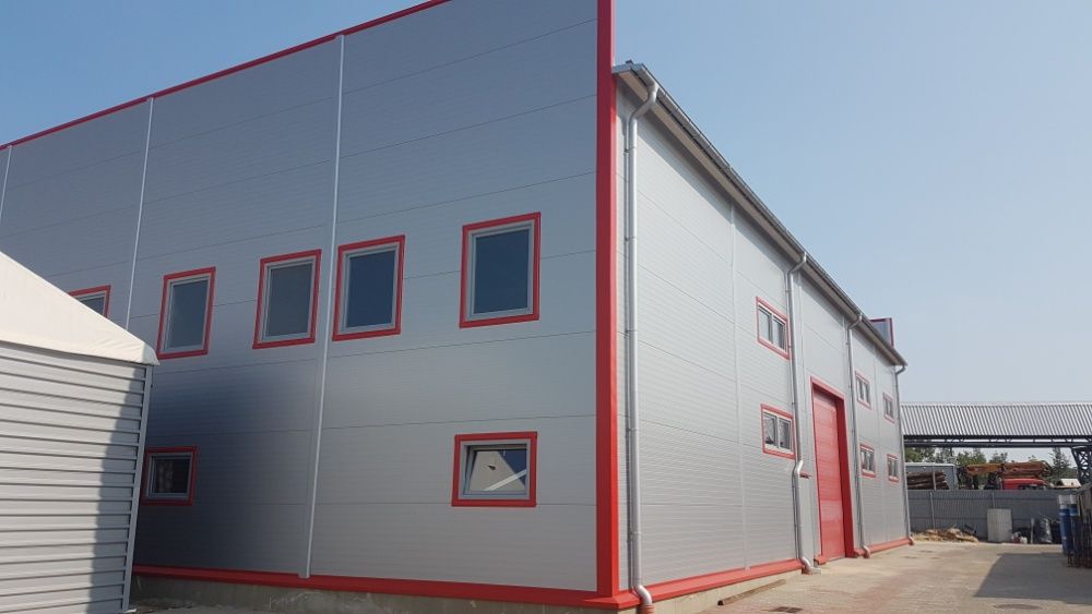 Hala stalowa magazyn 25mx27mx8,5m 675m2