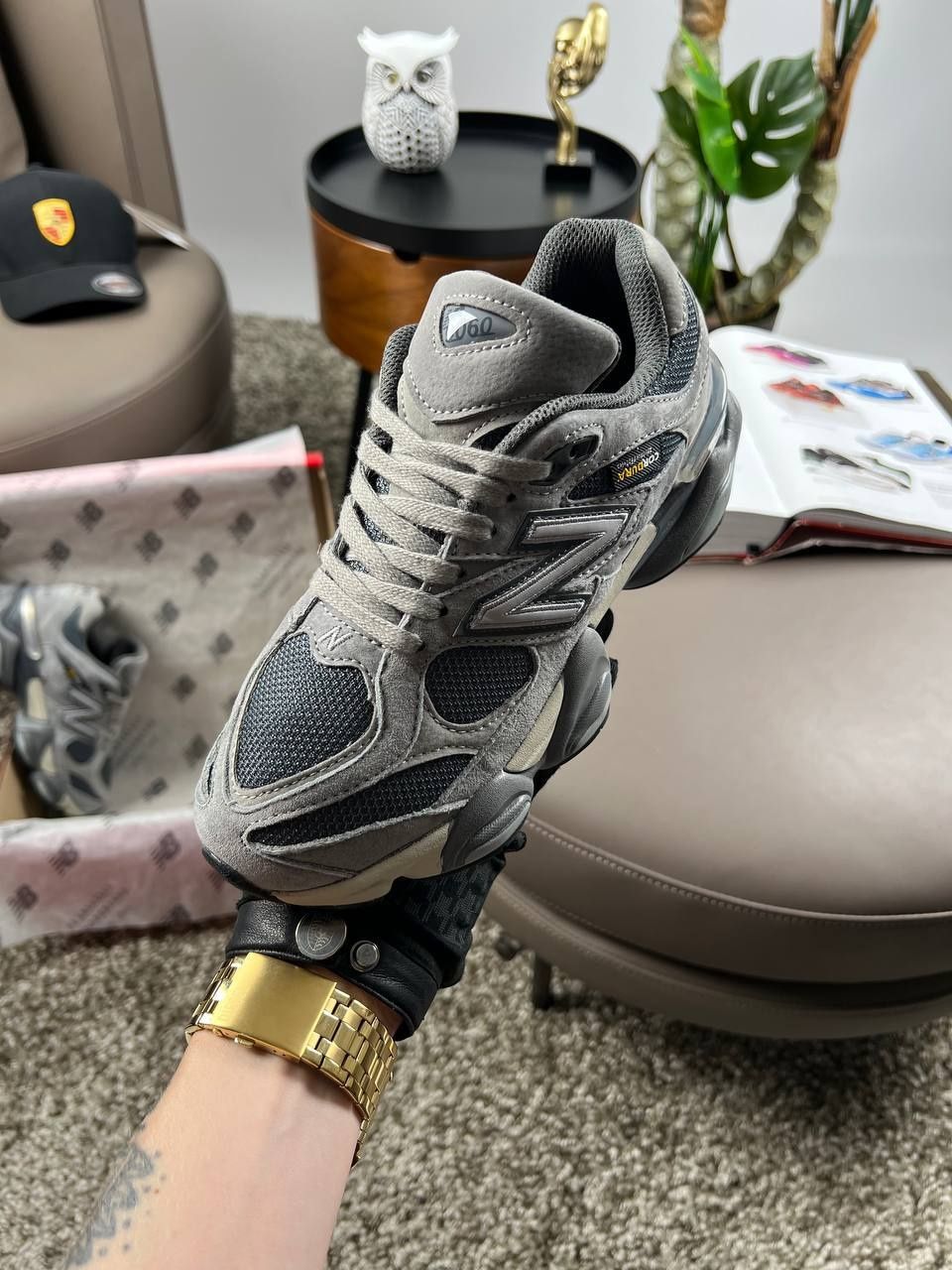 Женские кроссовки New Balance 9060 Grey 36-41 нью беленс кросівки