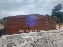 Garaż blaszany 10x6m, drewnopodobny, kojec, schowek na wymiar (7x5 8x9