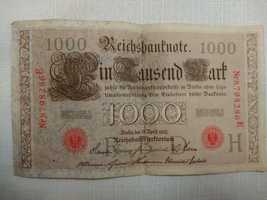 Stare 1000 marek niemieckich.