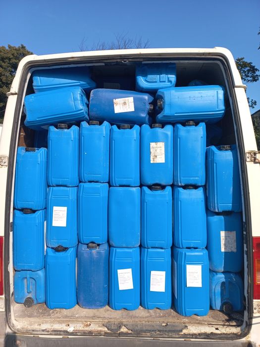 Bańki 25l niebieskie  plastikowe