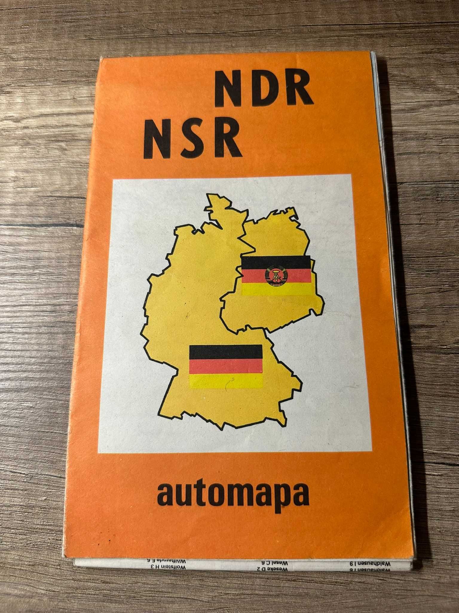 Mapa NDR NSR Automapa 1990