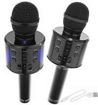 Mikrofon karaoke z głośnikiem czarny INS9002