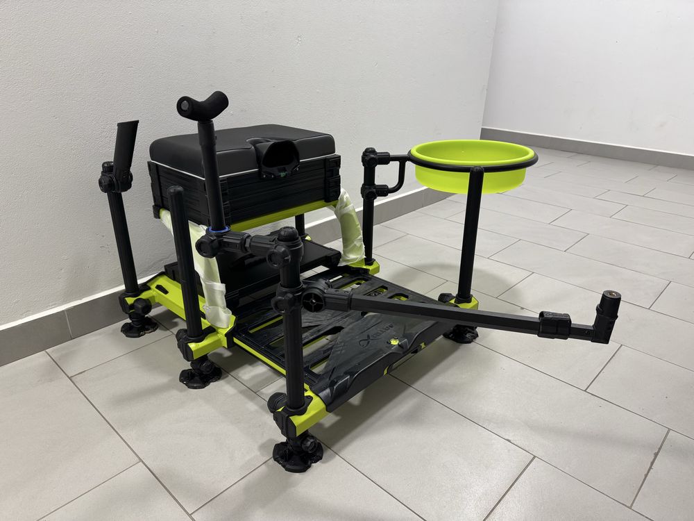 Kosz siedzisko wędkarskie Matrix XR36 Pro Lime - stan jak nowy