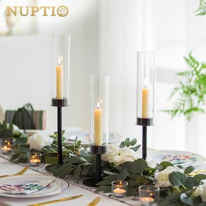 Zestaw szklanych świeczników Nuptio 3 szt