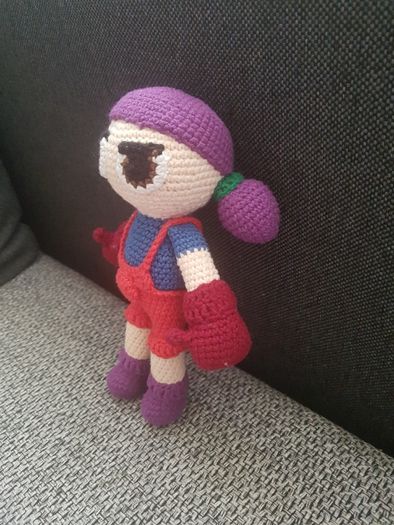 amigurumi lalka na szydełku 23 cm Jacky