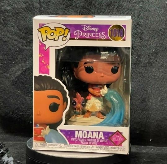 Pack Disney Princess Moana, Cinderella, Rapunzel e Julieta Funko pop