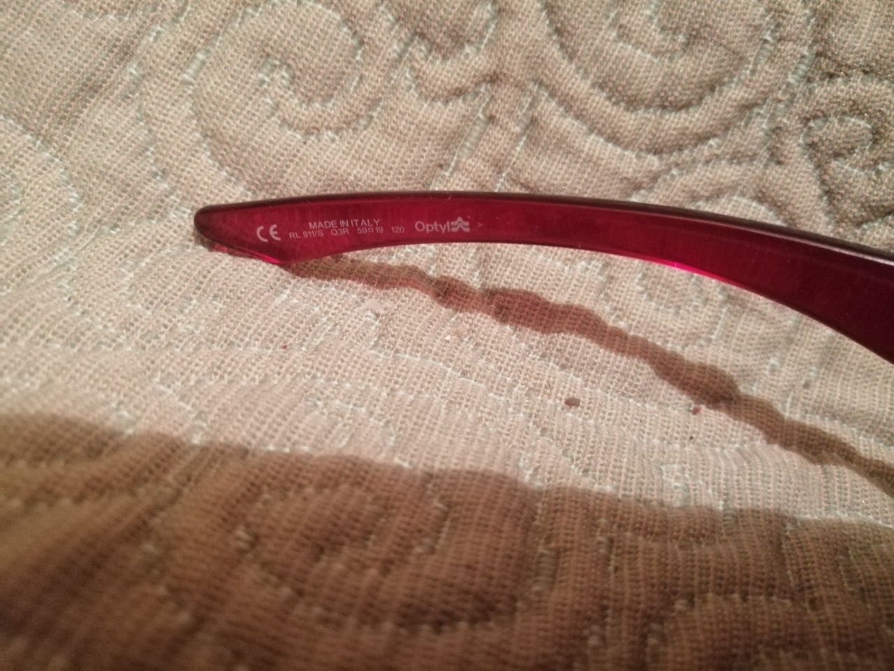 Ralph Lauren okulary burgund przeciwsłoneczne