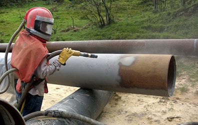 Покраска металлоконструкций Промышленная покраска побелка безвоздушная