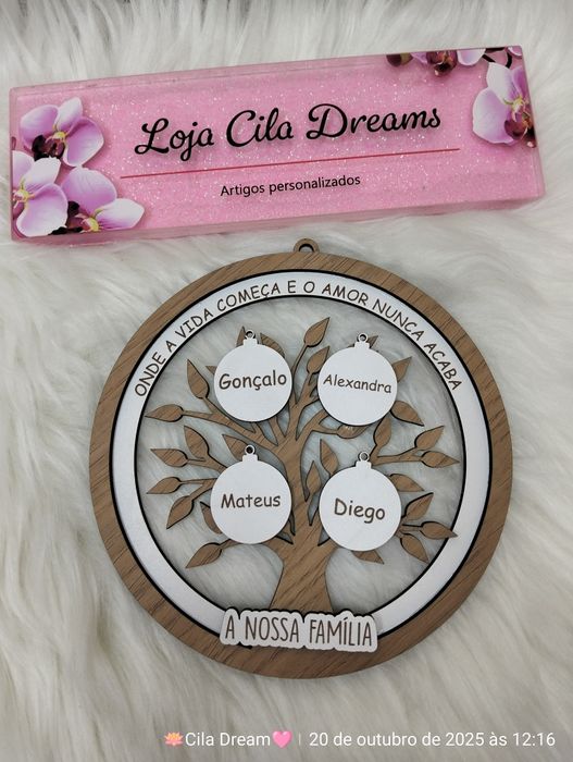 Ornamento Árvore da Família