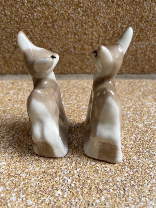 Łomonosow - porcelanowa figurka - Jelonek