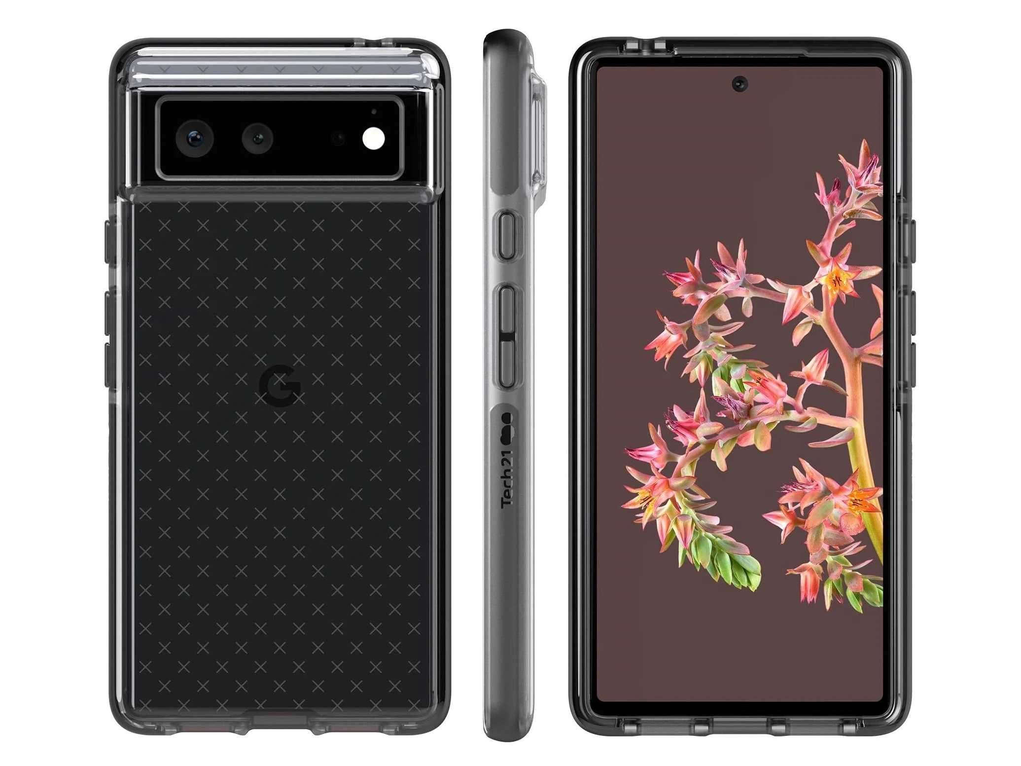 Чохол Tech21 Evo Check для Google Pixel 6 (Зміні кольорові кнопки)