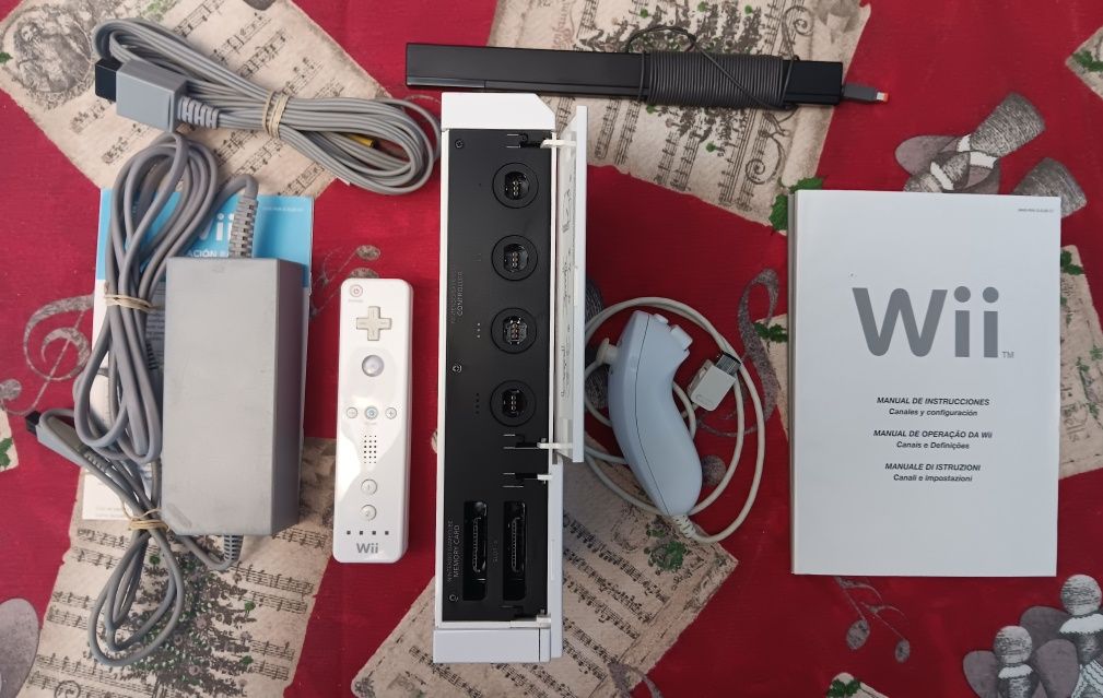 Conjunto Nintendo Wii Branca