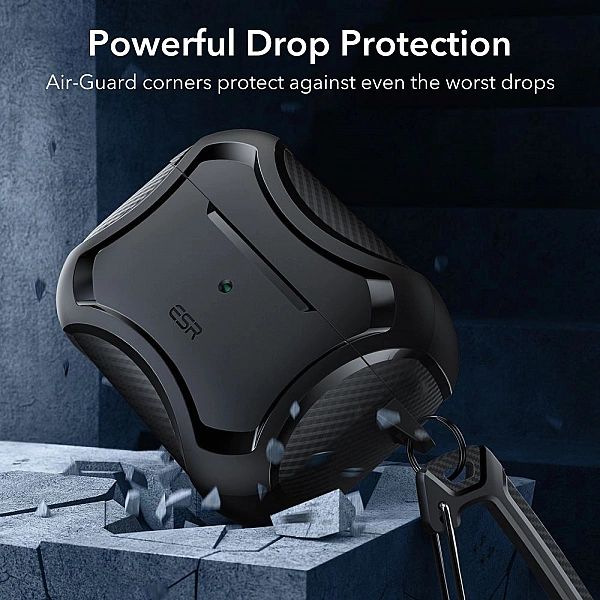 Esr Cyber Armor Halolock Magsafe Apple Airpods Pro 1 / 2 Black