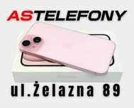 iPhone 15 128GB Różowy 2200zł Bateria 90% W-wa Żelazna 89