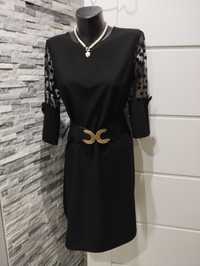 Piękna czarna sukienka L
