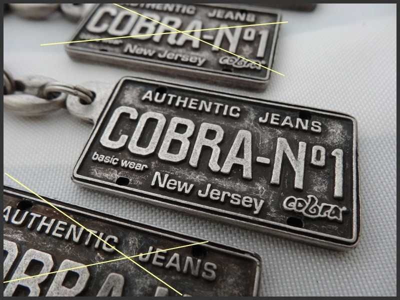 Brelok do kluczy COBRA-No1, Made in USA, Nowy.
