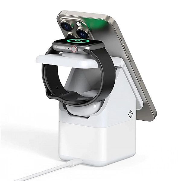 Ładowarka indukcyjna Duzzona W20/15w 4w1 do iPhone / AirPods / Apple W