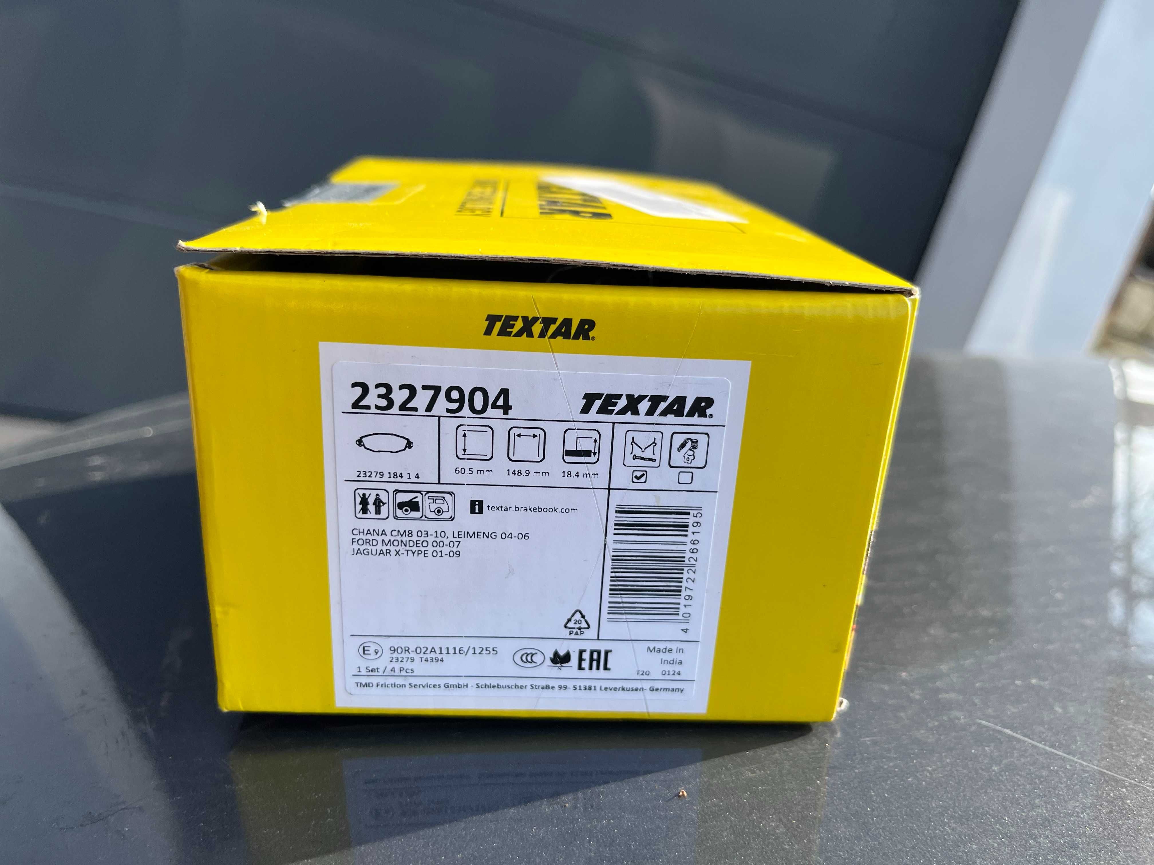 TEXTAR Klocki hamulcowe przód  mondeo mk3