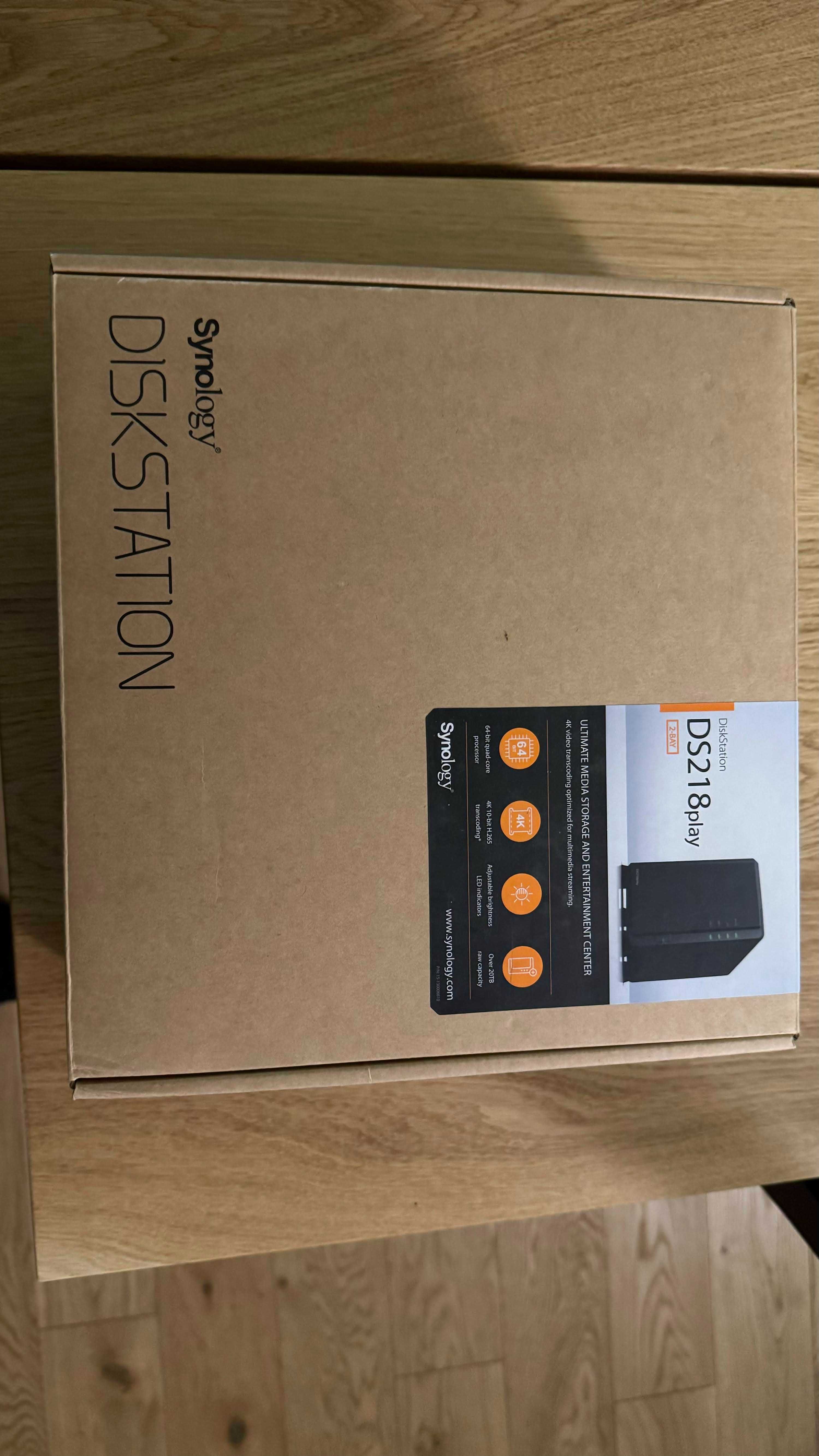 Synology DS218play + 2x2TB Seagate IronWolf