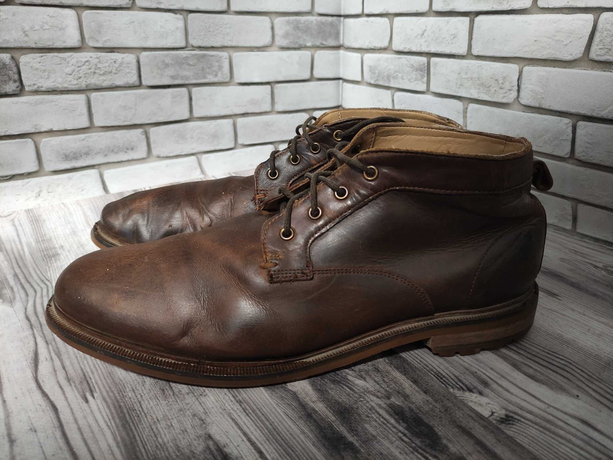 Шкіряні черевики Clarks, розмір 46