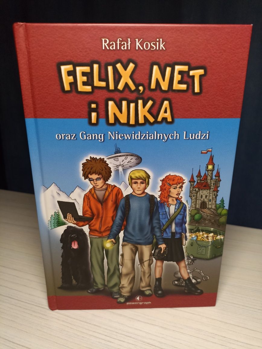 Książka "Felix, Net i Nika oraz Gang Niewidzialnych Ludzi" Rafał Kosik