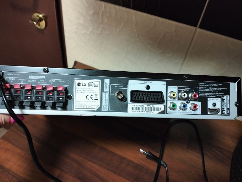 Zestaw kina domowego LG model HT306PD