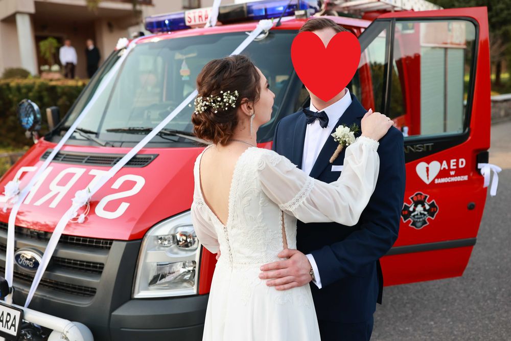 Boho suknia ślubna Manhattan literka A