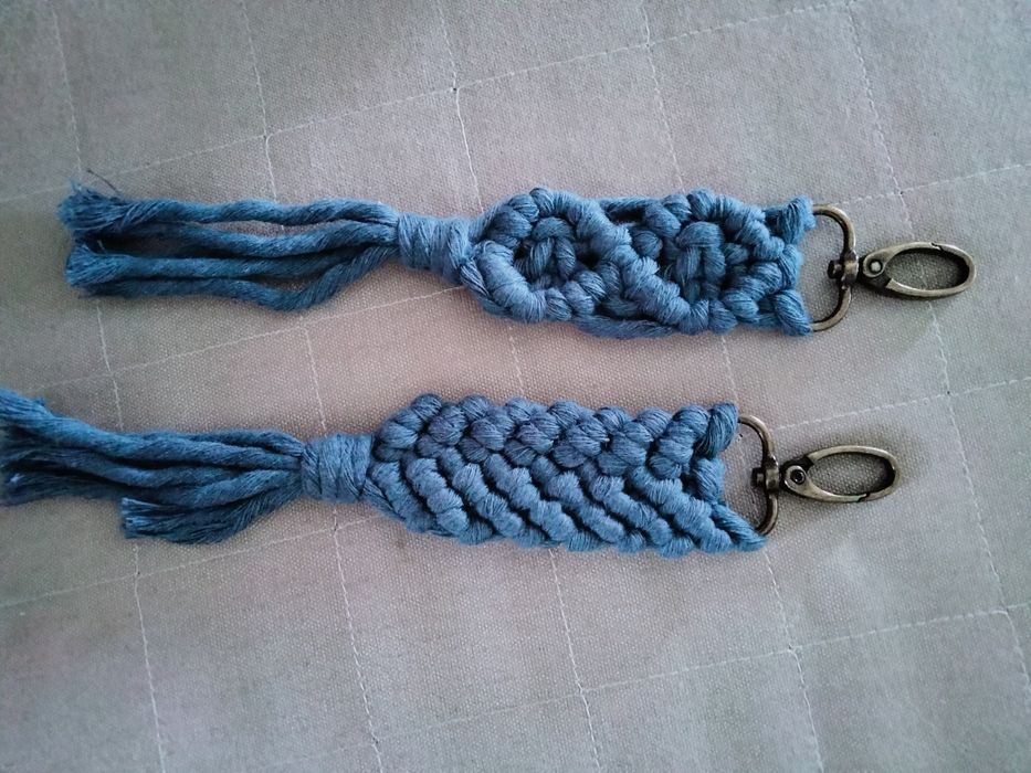 Porta chaves macramé