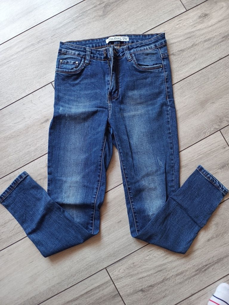 Spodnie damskie jeansy S/M