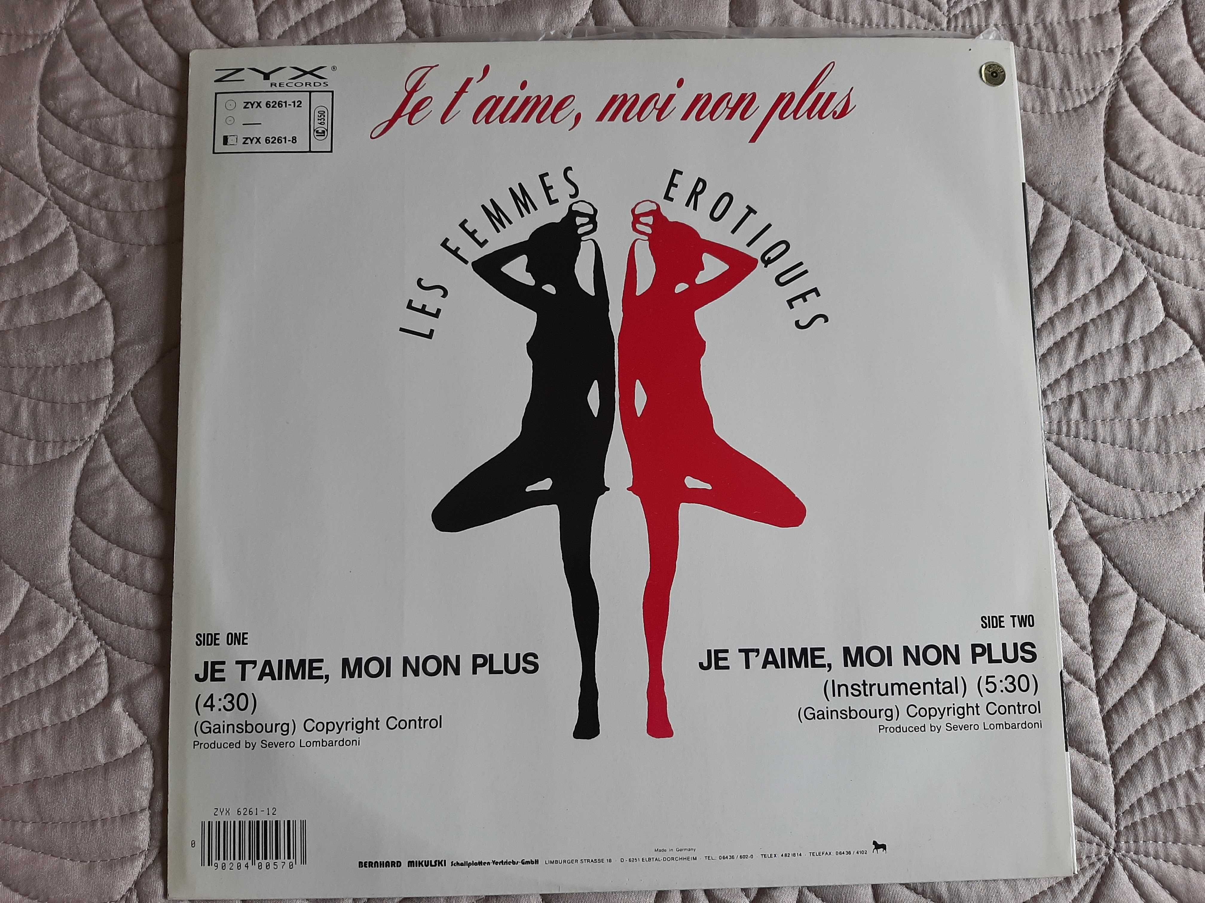 Les Femmes Erotiques - Je T`aime Moi Non plus - Germany - Vinil LP