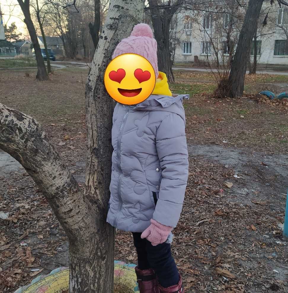 Куртка весняна утеплена дитяча дівчинка  Куртка весна с утеплением