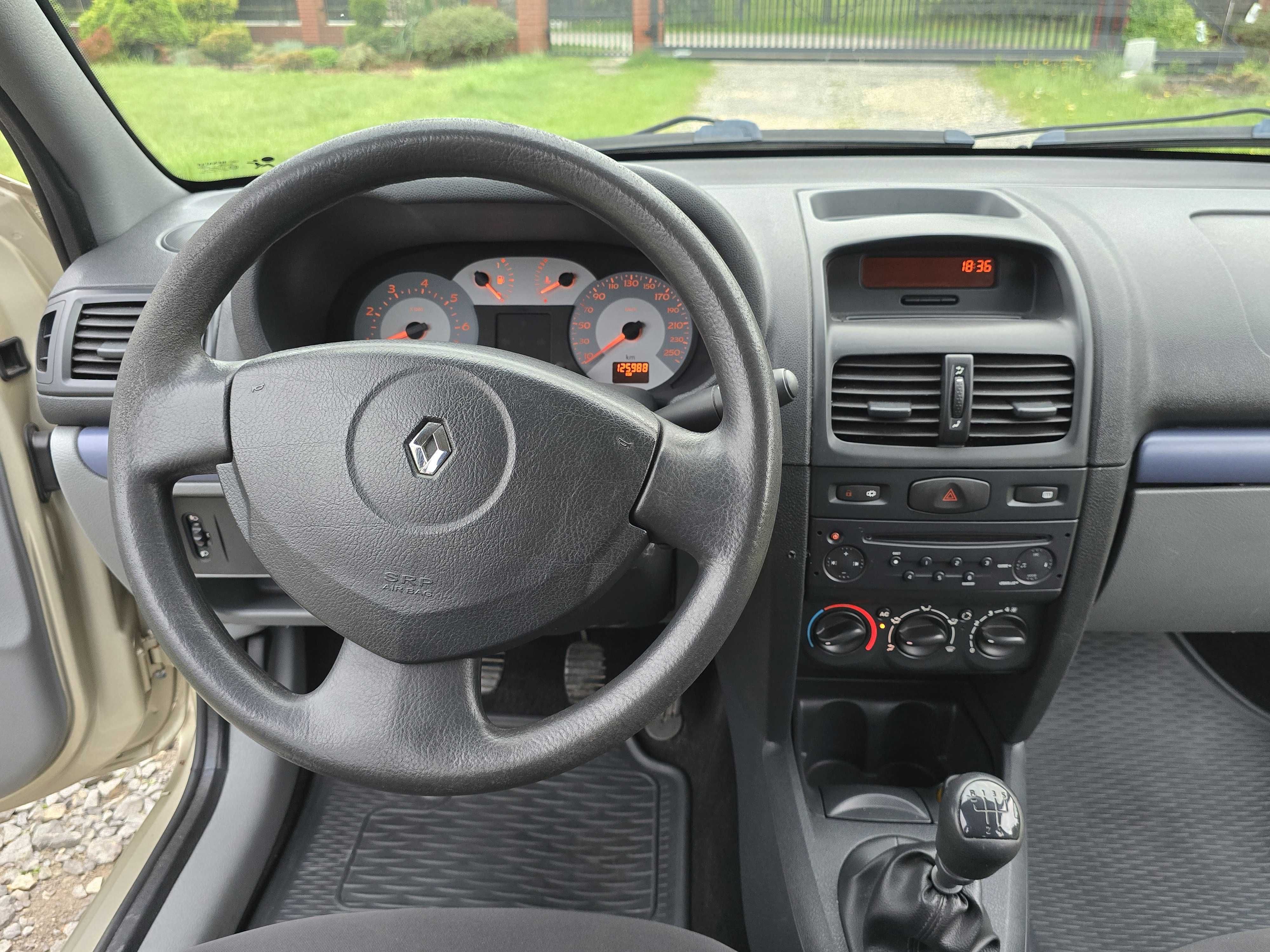 Renault Thalia 1.2 75KM, Krajowa, Klimatyzacja, Przebieg 126tys !!!