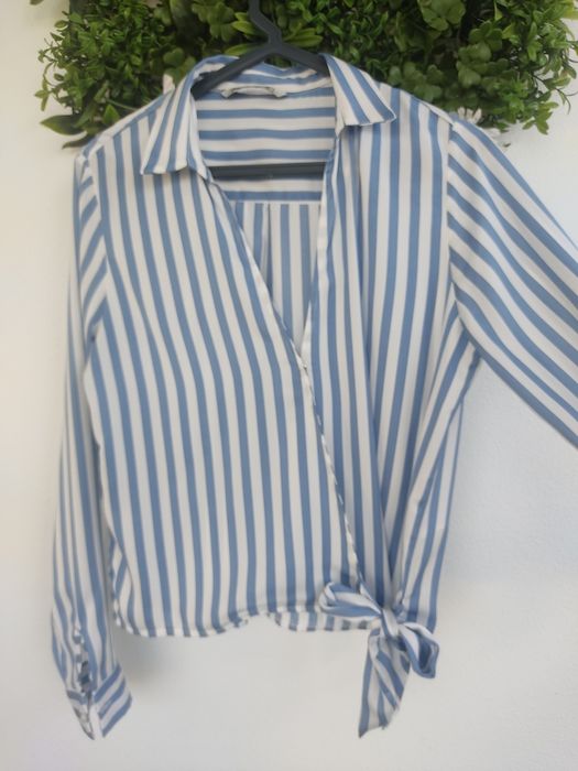 Camisa riscas azuis, Stradivarius