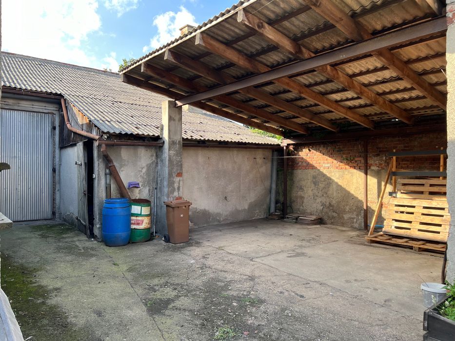 Hala magazyn pomieszczenie godpodarcze 83m2 + 55m2 plus wiata i garaż