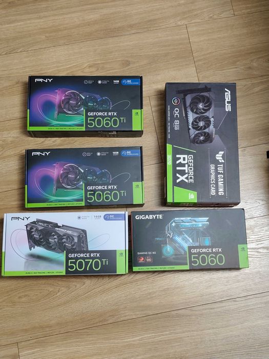 PNY GeForce RTX™ 5060 Ti 16GB ARGB nowyGW 24MC
