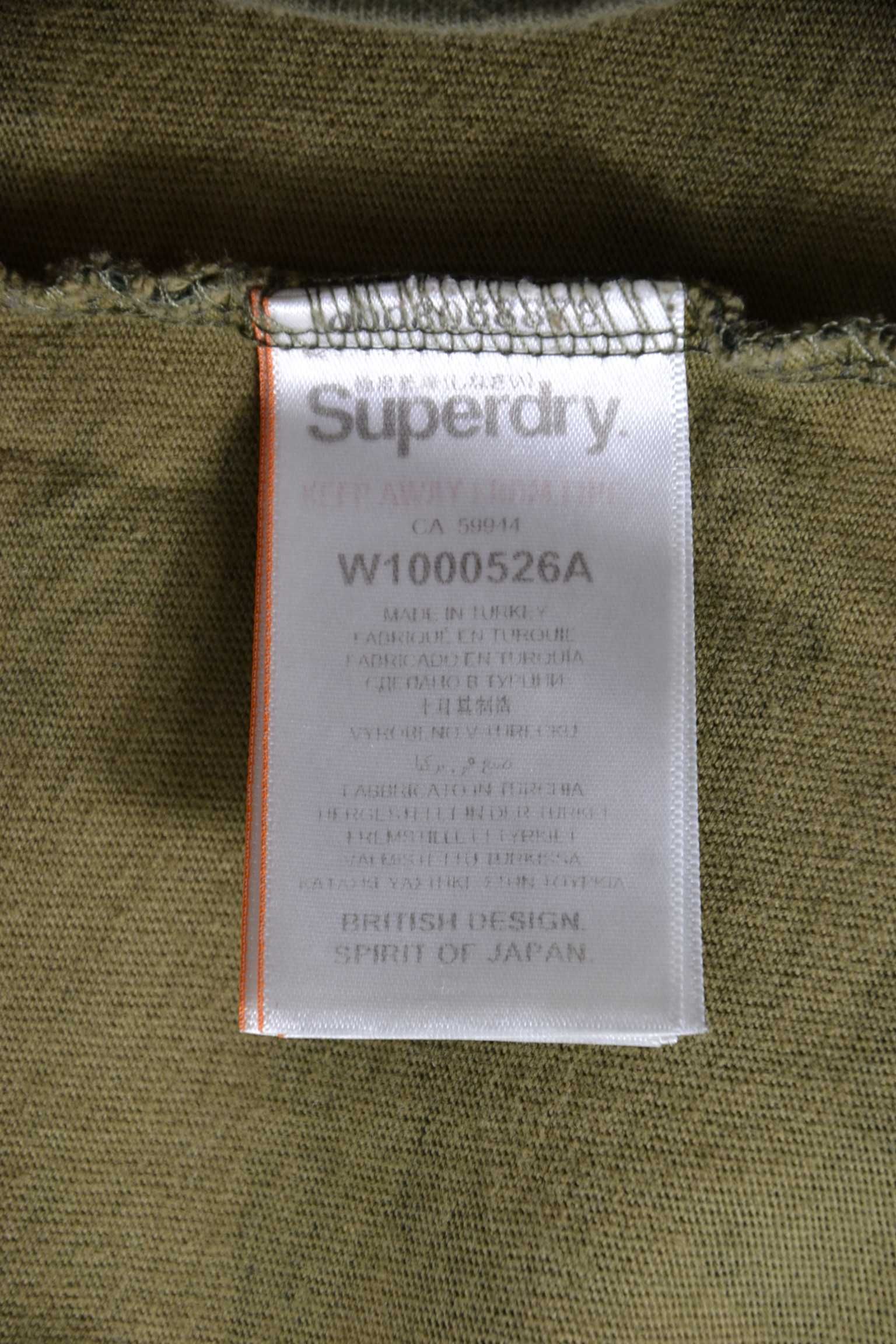 SUPERDRY Neon Patch Box Koszulka Damska 36 Oryginalna Tshirt Bawełna