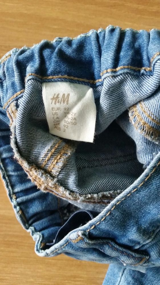 Jeansy H&M roz 92
