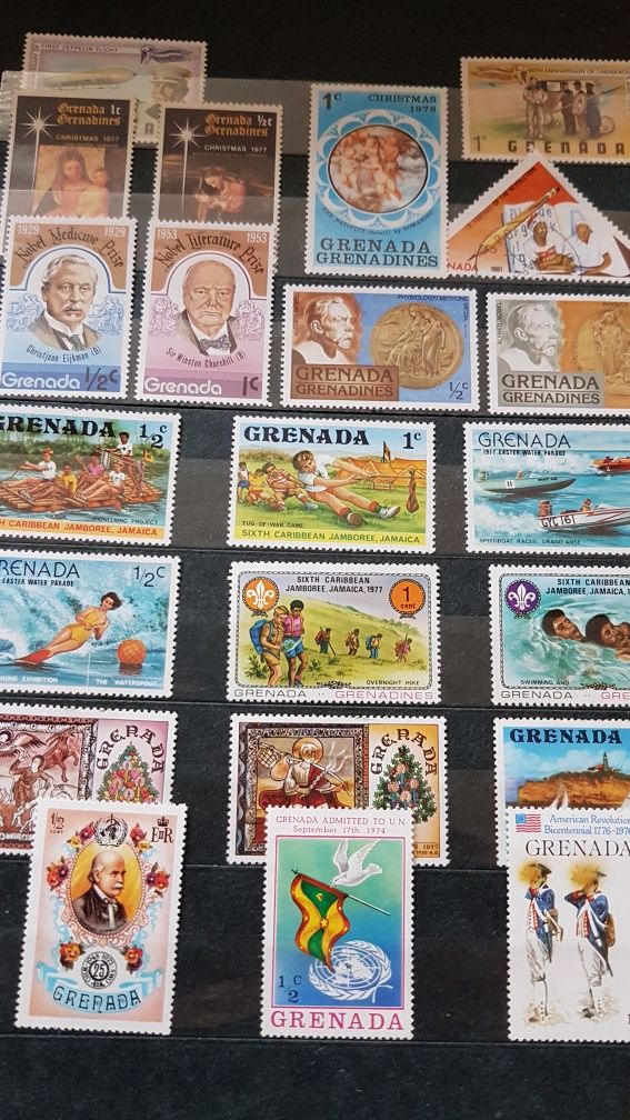 Znaczki pocztowe świata Grenada.