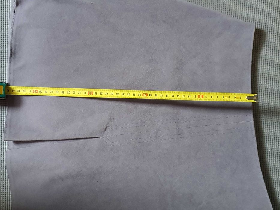 Szara mini spódniczka