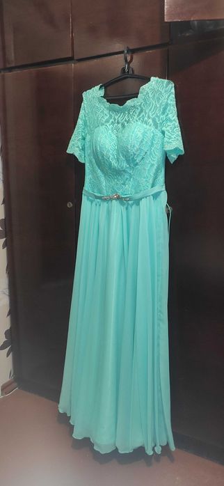 Бірюзова сукня 48 р.