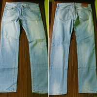 Spodnie jeansy H&M * rozm. 32/32 * slim fit * low waist * denim ***