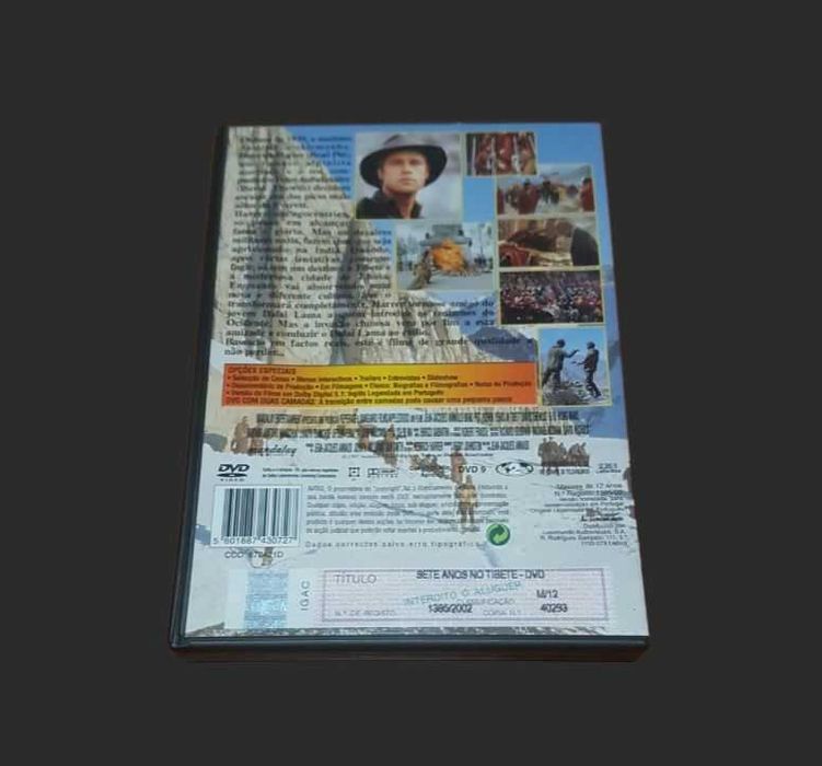 SETE ANOS NO TIBETE (Brad Pitt) A sua viagem começa no fim do mundo!