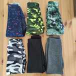 6 x ocieplane legginsy dla chłopca 98/104