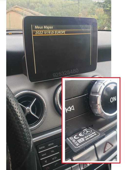 Mercedes Cartao de Mapas GPS V20 Europa 2023-24 + Radares