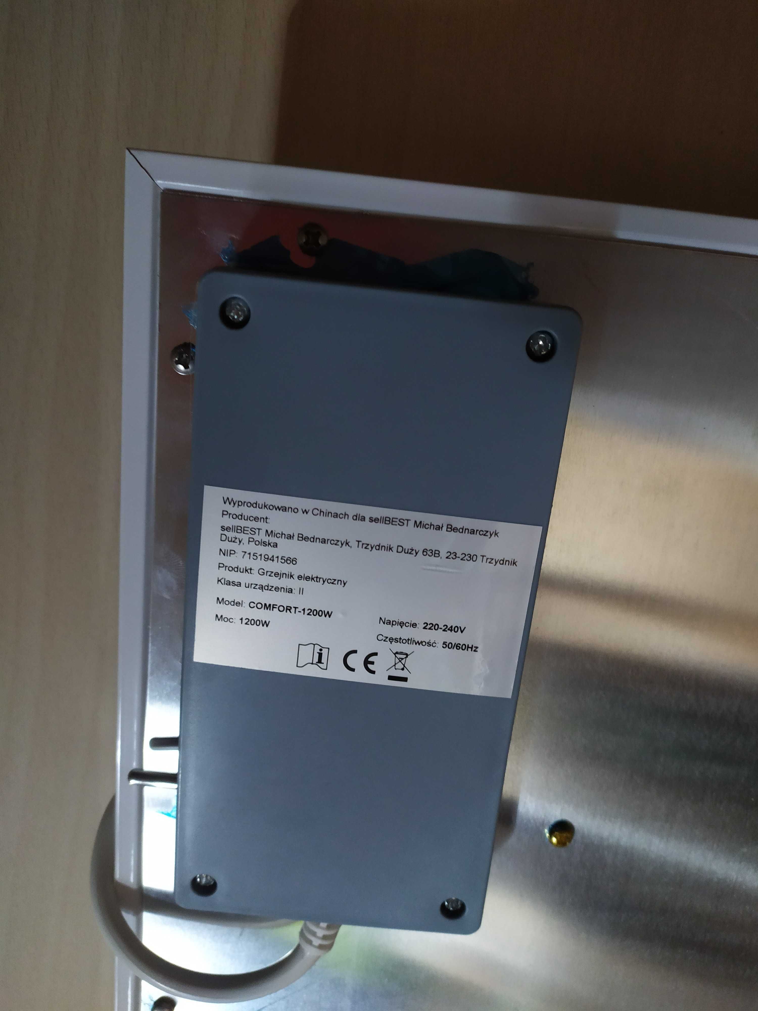 panel grzewczy na podczerwień, grzejnik