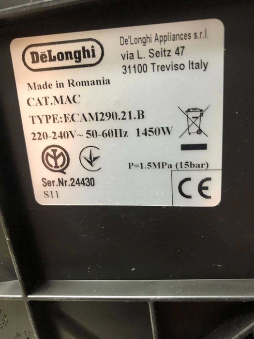Ekspres do kawy DeLonghi ECAM 290.21.B