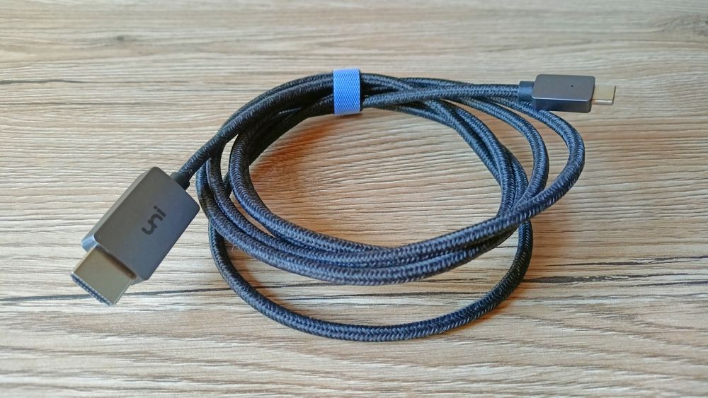 Kabel Przewód Przejściówka Adapter UNI z USB C na HDMI